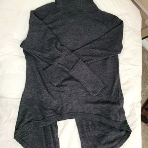 Mockneck Open Back Sweater - M